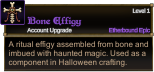Bone Effigy item tooltip